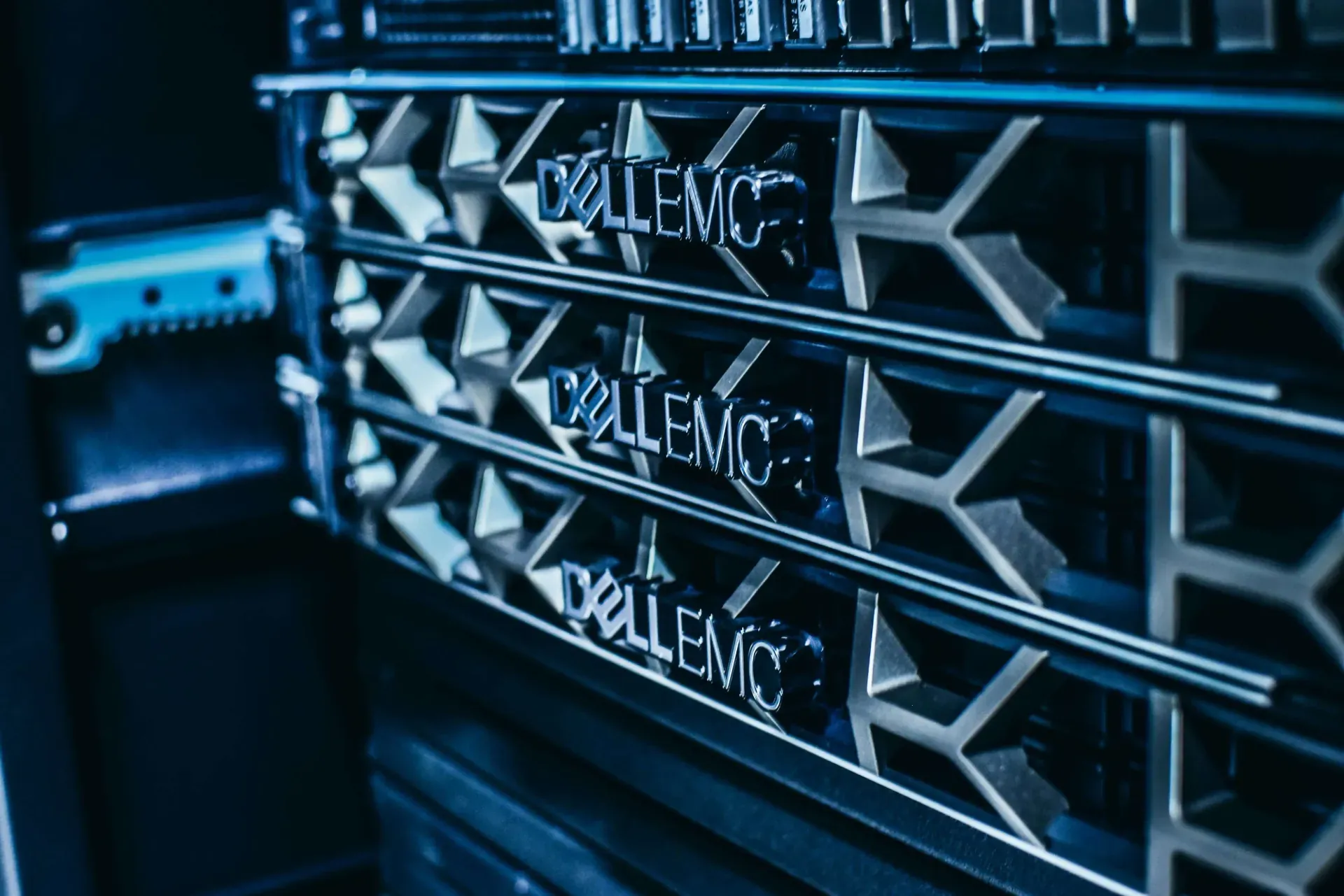 Dell EMC servers racked in our Prague PoP